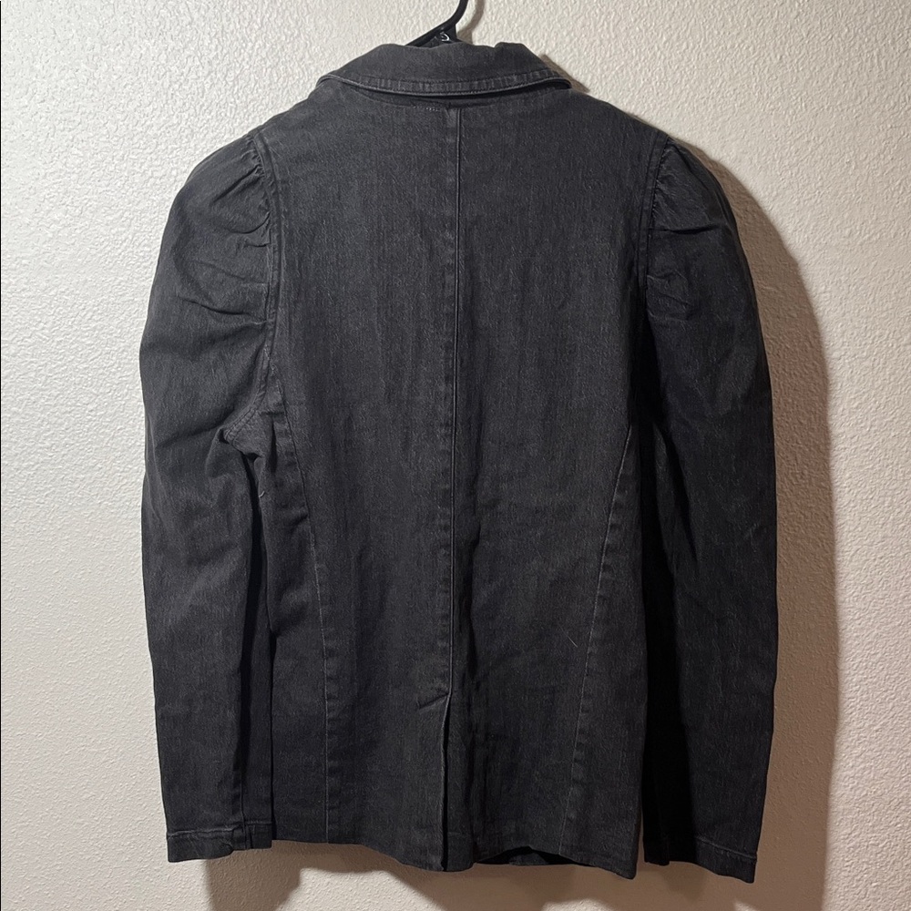 Elan Dark Charcoal Single-Button Blazer - Picture 3 of 5